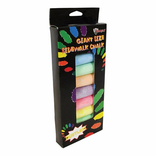 Diamond Visions Max Force Assorted Sidewalk Chalk, 196PK DI6993